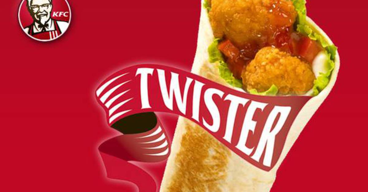 Le Twister de chez KFC Produits du fast food