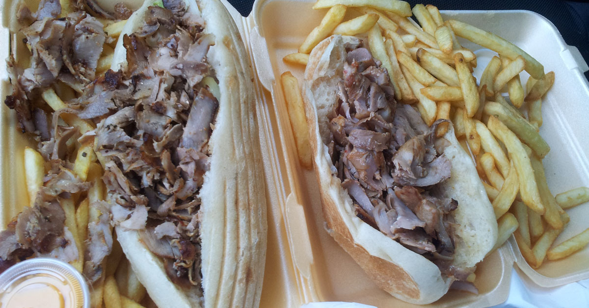 kebab frites x2 - Bosphore Restauration Ã  Cergy - Chroniques du Kebab