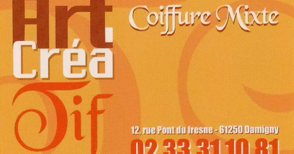 Art Créa'Tif Damigny Horaires, Téléphone