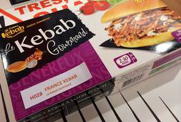 Composition des kebabs de supermarchés