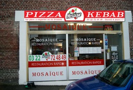 Mosaique pizza-kebab Amiens