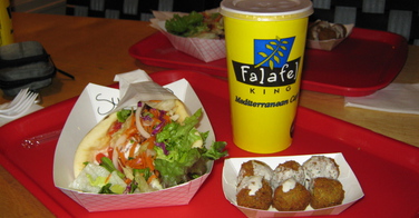 Falafel King - Boulder, Colorado: Shawarma et falafel