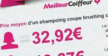 Le marché de la coiffure en France - Infographie