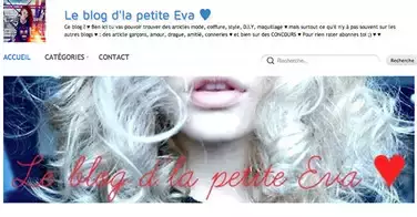 Interview d'Eva du blog Le blog d'la petite Eva