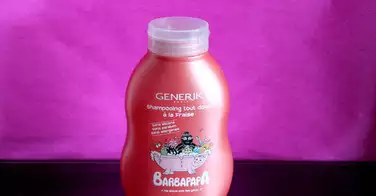 Shampooing Barbapapa par Generik, shampooing pour les enfants vendu en salon de coiffure