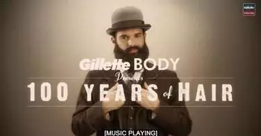 Gillette rend hommage à 100 ans de barbes