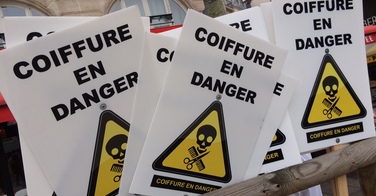 Manifestation anti-RSI : Pari réussi pour Coiffure en Danger !